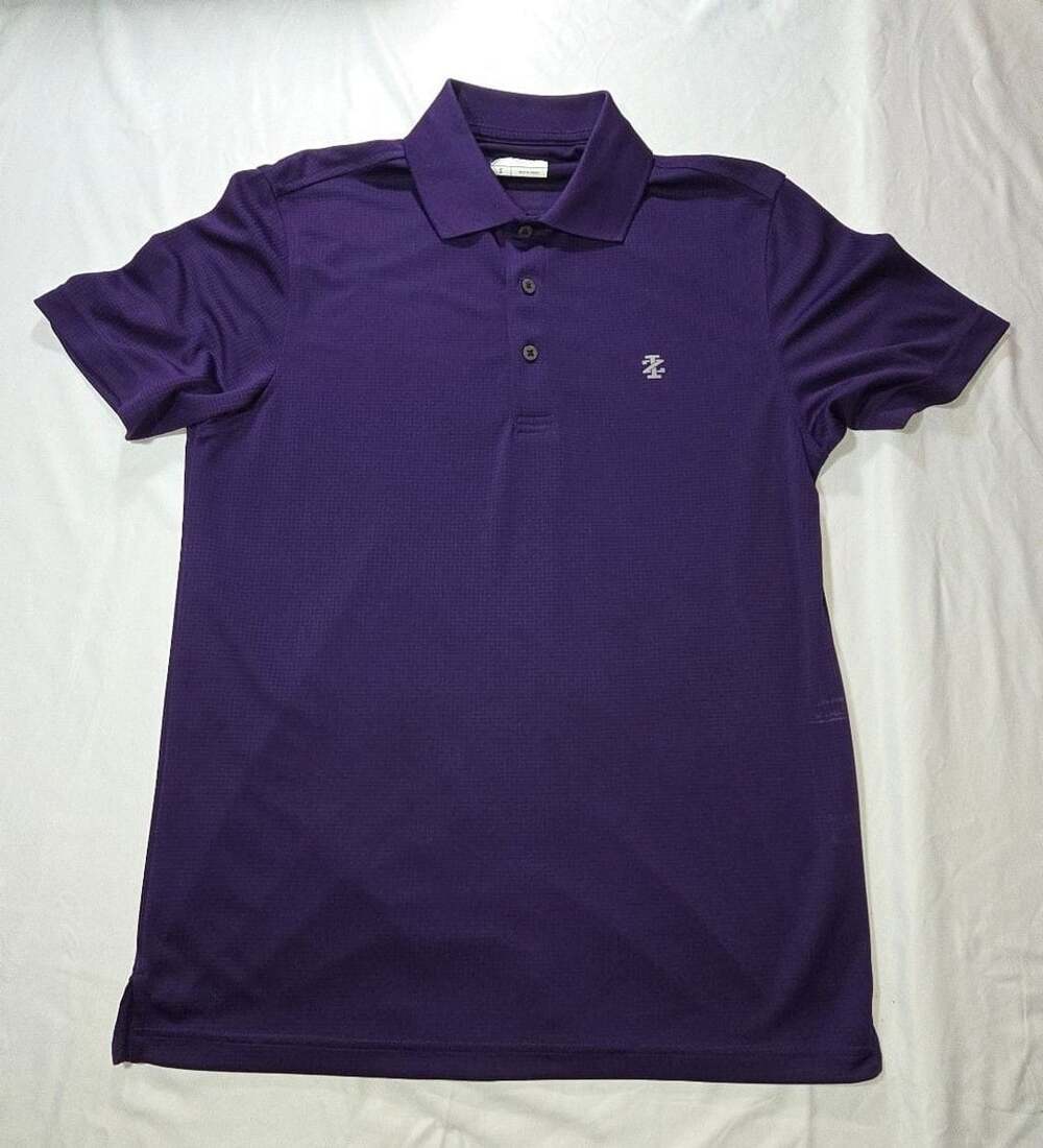 IZOD Golf Polo Size S Purple Short Sleeve Performance